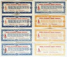 Lot Of 8 Poll Parrot Shoe Money Coupons  5x 10 Cents 3x 1 Dollar Schwab Bros