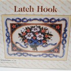 Vintage Wonderart Caron Latch Hook Rug Kit 34    X 50    4494 Spring Bouquet Sealed