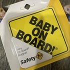 Nib Safety 1st Baby On Board Car Magnet Set Of 2