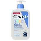 Cerave Baby Wash   Shampoo Tear-free Fragrance Free Skin Barrier Care 8 Oz