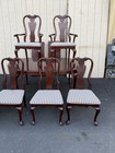 66604 Sumter Furniture Dining  Table W  2 Leafs   6 Chairs Dining  Top 100  X 44