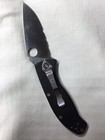 Spyderco C122psbk Tenacious Lightweight Folding Knife 3 39  8cr13mov Combo Edge