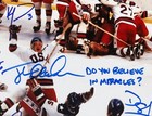 1980 Us Olympic Hockey Team Signed 16x20 Bas Miracle On Ice X18 W  Insc