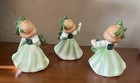 Vintage Lefton Irish Girl Figurines St Patricks Day Ladies