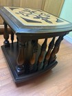 Drexel American Rev Tile Top End Side Tables Set Of 2