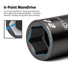 Deep Impact Socket  1 2-inch Drive  6-point  Sae  1-1 16-inch 