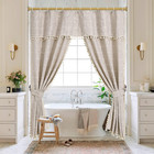 Briofox Shower Curtain Rod Adjustable 18-64 Inch  No Drilling Non Slip Stainless