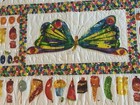 Eric Carle    the Very Hungry Caterpillar    Quilt   Euc 57 x43 