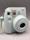 Fujifilm Instax Mini 8 Instant Camera Ice Blue W  Case Tested - No Battery Cover