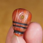 Ancient Tibetan Dzi Beads Old Agate 3 Hole Mala Guru Prayer Beads Amulet Pendant