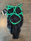 Nwt Tyr Youth Girl Durafast Diamondfit One Piece Sz 24 Girls Sz 8 New