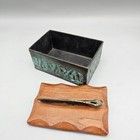 Chris   Pat Shatsby  american  20th Century  - Bronze And Wood Box