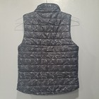 Kerrits Performance Equestrian Puffer Vest Black White Horse Print Womens L