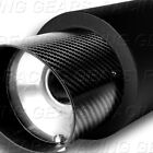 4  N1 Slant Carbon Fiber Tip 2 5  Inlet Black Stainless Racing Exhaust Muffler