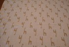 Aden Anais Baby Swaddle Blanket Giraffe Muslin Cotton White Yellow Brown