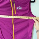 Rei Co-op Men s Swiftland Active Running Vest Purple Yellow Full Zip Small