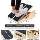 Uxpang Professional Slant Board For Calf Stretching  Adjustable Wooden Calf S   