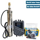 3  Solar Pump Submersible Pump Bore Dc 48v 500w Deep Well Pump   Mppt Controller