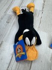 Vintage Warner Bros Looney Tunes Daffy Duck Bugs Bunny Sylvester Plush With Tag