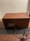 Vintage Fisher 100 Microceiver Am fm Wood Table Radio Working Mcm