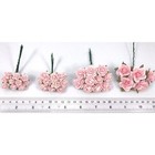 100 Mixed 4 Sizes Open Paper Flower Wedding Craft Scrapbook  th-2sp2 3 6 8 