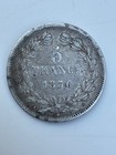 1836 France 5 Francs Silver World Coin