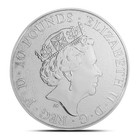 2017 10 Oz British Silver Queen   s Beast Lion Coin