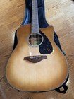 Yamaha Fgx800c Acoustic-electric Guitar Sandburst Includes Deluxe Gig Bag