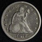 1875-s Seated Liberty Twenty Cent Piece -nice