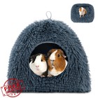 Yuepet Guinea Pig Bed Hideout Warm Hamster Ferret Rabbit Dark Grey