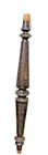 Vintage Antique Solid Turned Wood Bed Posts 33    Long Column Post Spindle