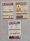 Jesus Christ  lot Of 3  Aceo Collectible Trading Cards Christian Gospel Bible
