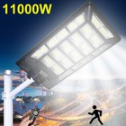 11000w Commercial Led Solar Street Light Outdoor Dusk To Dawn Solar Super Bright