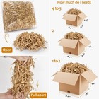 Crinkle Cut Paper Shred Filler 1 2 Lb Brown Gift Baskets Shredded Grass