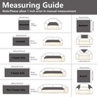 Couch Sofa Cover For Armrest Backrest 1 2 3 4 Seat Pet Friendly Soft Slipcovers