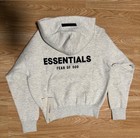 Fear Of God Kids Essentials Hoodie Light Oatmeal  Size 6-7