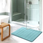 Flamingo P Memory Foam Bath Mat Rug Non Slip Absorbent Bathroom Shower Mats