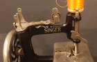 Vintage Singer Model 20 Miniature Hand-crank Sewing Machine - Singer Sewhandy