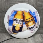 Vintage 2004 Corona Beer Tear Away Button Light Up Sign 16    Tested Works Rare