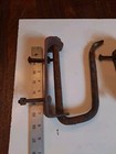 Vintage Pair Of Large Iron Coat Tack Harness Hames Barn Hook 