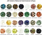 5-8mm Gemstone Chips - Irregular Polished Stones For Crafts And Jewelry