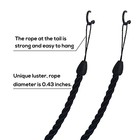 Curtain Tiebacks Ropes  Decorative Handmade Tie Backs Curtain 2 Black Out