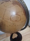 Replogle 12  Diameter Globe World Sienna Series Raised Relief Hardwood Base Vtg