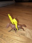 Louis Marx Fort Apache Native Indian Warrior Toy Soldier Figure Chief Horse Vtg