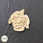 Woodubend Heat Bendable Molding Pack Of Five Small Leafed Roses Wub0339 4x4cm