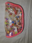 Vntg Y2k Clear Pouch Lisa Frank Inspired Retro Funky