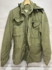 Us Army Field Coat Jacket Military Cotton Sateen Og 107 M65 Man   s Vintage Small
