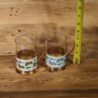Set Of 2 Vintage Russian Ussr Enamel Tea Glass Cup Holder Glass Podstakannik