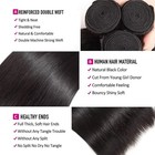 10a Straight Bundles 100  Unprocessed Virgin Brazilian Human Hair 22 24 26 