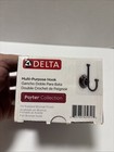 Delta Porter Double Towel Robe Hook In Oil Rubbed Bronze Finish